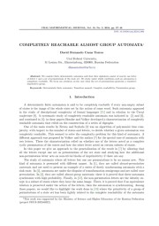 COMPLETELY REACHABLE ALMOST GROUP AUTOMATA