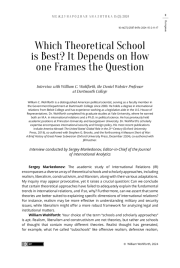 СУЩЕЕ И ДОЛЖНОЕ: СОЦИОЛОГИЯ ИЗУЧЕНИЯ РОССИИ В США