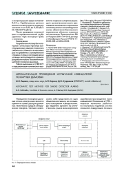 АВТОМАТИЗАЦИЯ ПРОВЕДЕНИЯ ИСПЫТАНИЙ ИЗВЕЩАТЕЛЕЙ ПОЖАРНЫХ ДЫМОВЫХ